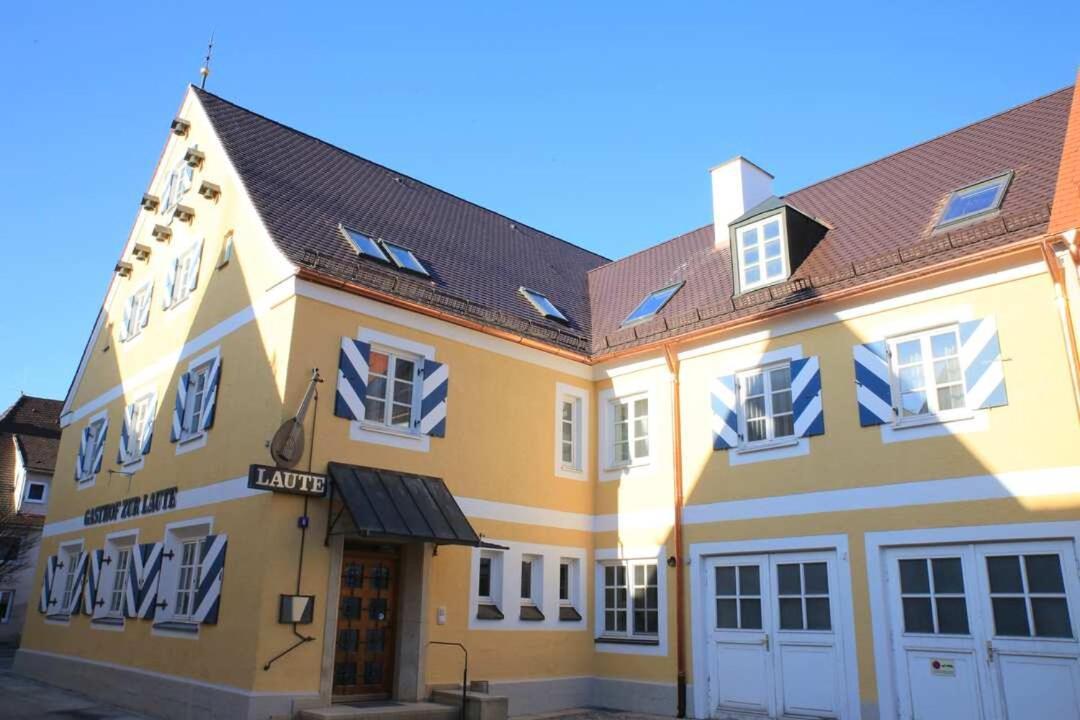 Hotel Und Gasthof Zur Laute 민델하임 외부 사진